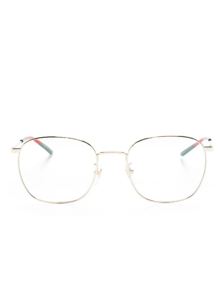  Gucci Eyewear Lunettes De Vue à Monture Carrée - Or 