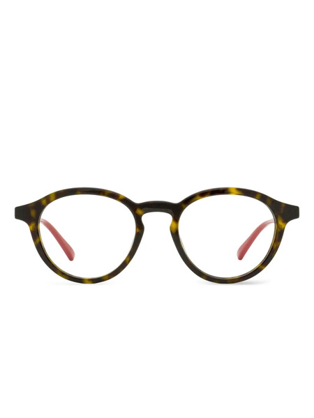  Gucci Eyewear Lunettes De Vue à Monture Ronde - Marron 