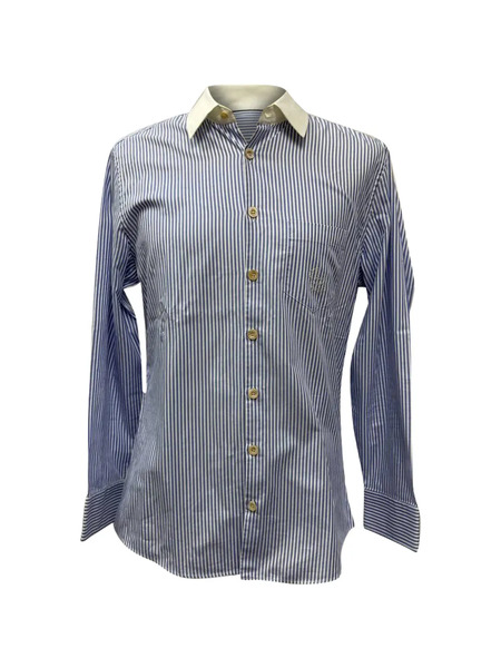  Gucci Pre-owned Chemise Boutonnée à Rayures - Bleu 