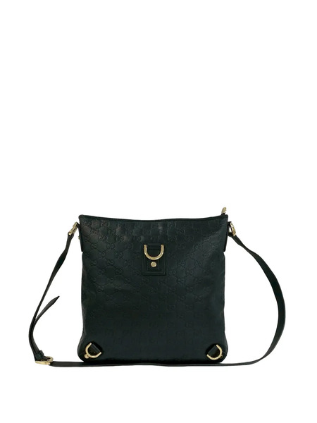  Gucci Pre-owned 2000-2015 Guccissima Abbey D Ring Crossbody Bag - Noir 