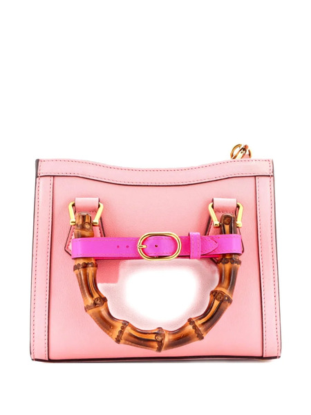  Gucci Pre-owned Mini Sac à Bandoulière Diana Nm à Anse En Bambou - Rose 