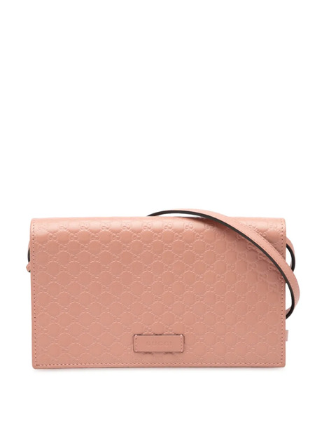  Gucci Pre-owned Sac à Bandoulière Microguccissima (2000-2015) - Rose 