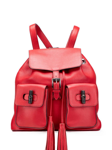 Gucci Pre-owned Sac à Dos En Cuir (2000-2015) - Rouge 