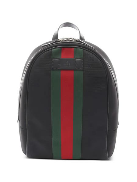  Gucci Pre-owned Sac à Dos Techno Web (années 2010) - Noir 