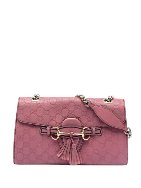  Gucci Pre-owned Sac Porté épaule Guccissima Emily Médium (2016-2026) - Rose 