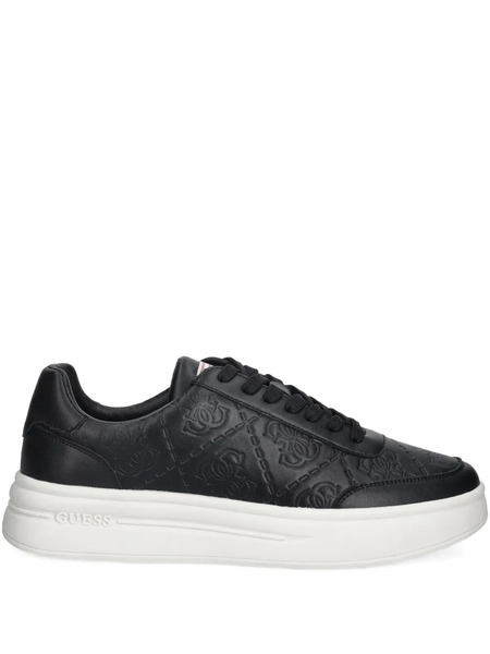  Guess Usa Baskets Winno à Design Embossé - Noir 