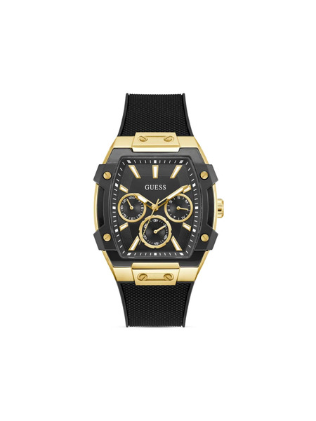  Guess Usa Montre En Acier Inoxydable 44 Mm - Noir 