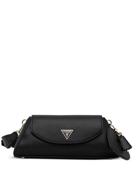  Guess Usa Sac à Bandoulière Bolena à Plaque Logo - Noir 