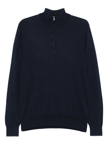  Hackett Pull à Logo Brodé - Bleu 