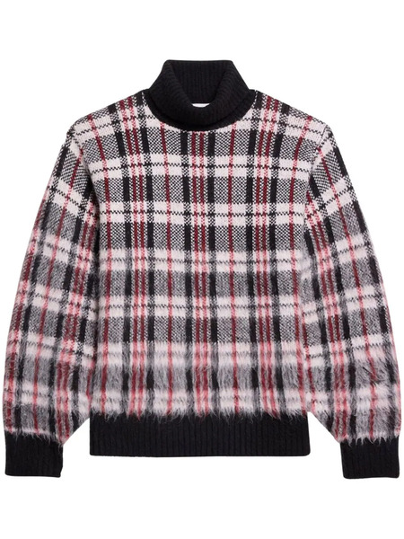  Helmut Lang Pull à Carreaux - Noir 