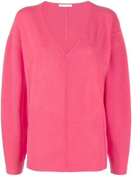  Helmut Lang Pull à Manches Bouffantes - Rose 