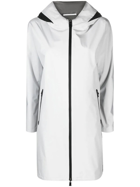  Herno Manteau Zippé à Capuche - Gris 