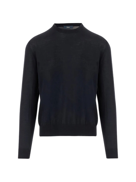  Herno Pull à Col Rond - Bleu 
