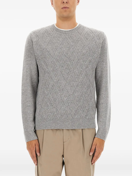  Herno Pull à Losanges - Gris 