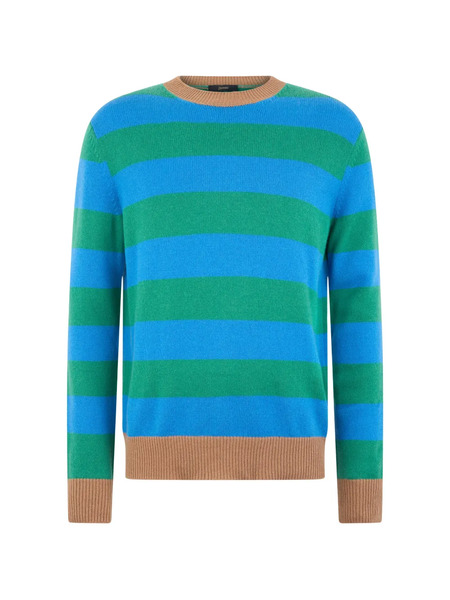  Herno Pull à Rayures - Bleu 