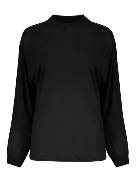  Herno Pull Ample à Manches Longues - Noir 