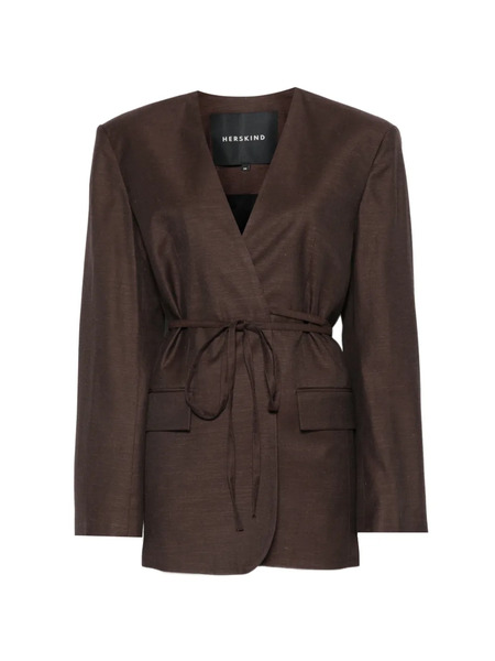  Herskind Blazer Oversize Indiana - Marron 