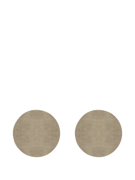  Hestialiving Lot De Deux Sets De Table Prestige - Tons Neutres 