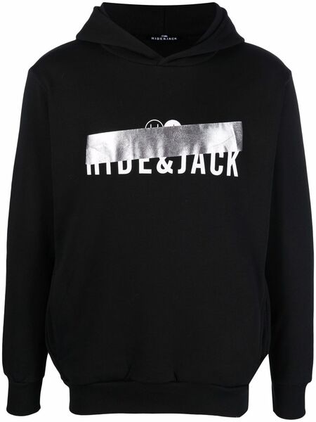  Hide&jack Hoodie à Logo Imprimé - Noir 