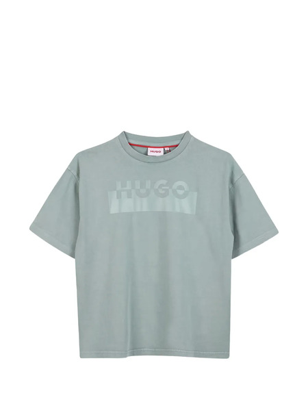  Hugo Kids T-shirt à Logo Imprimé - Bleu 