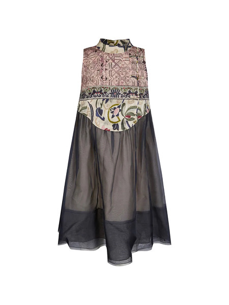  Hui Hui Robe Fabio à Design Sans Manches - Noir 
