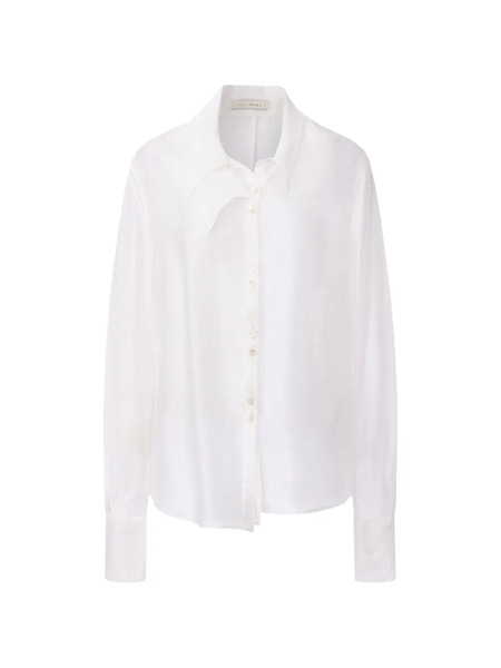  Ili Node Chemise Zephyr à Rayures - Blanc 