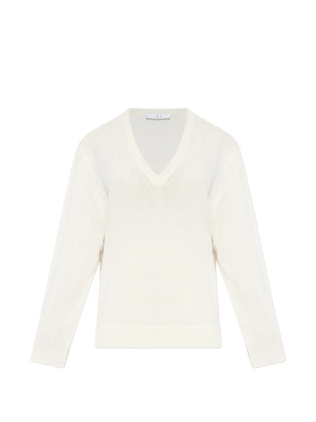  Iro Pull En Maille à Col V - Tons Neutres 