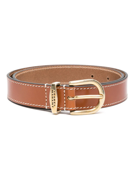  Isabel Marant Ceinture Zadd à Détail De Coutures - Marron 