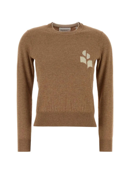  Isabel Marant Pull à Détail Graphique - Marron 