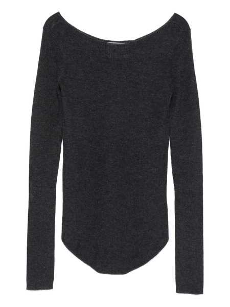  Isabel Marant Pull à Encolure Bateau - Gris 