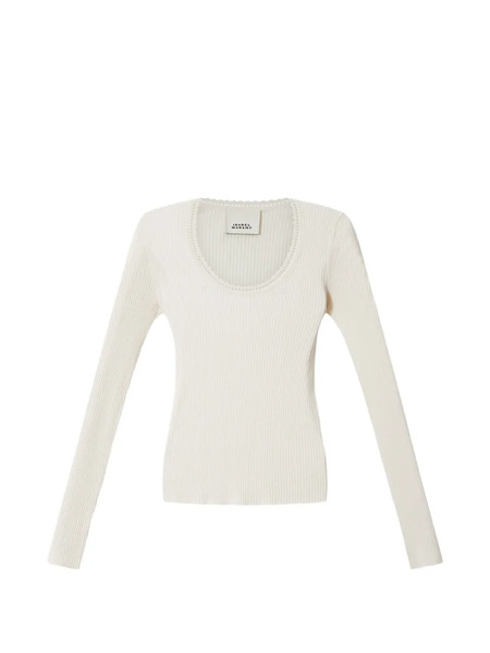  Isabel Marant Selenie Pullover - Blanc 