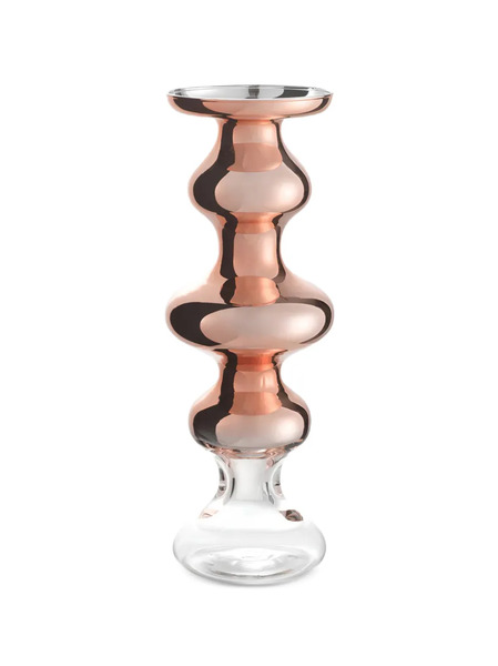  Ivv Chic Bulbous Candlestick - Orange 