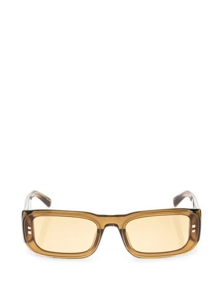  Jacquemus Geometric Rectangular Sunglasses - Vert 