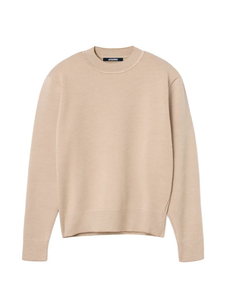  Jacquemus Pull à Logo Brodé - Tons Neutres 