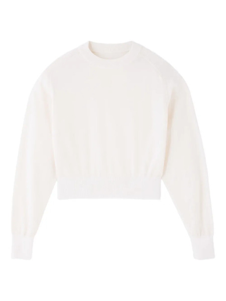  Jacquemus Pull Crop The Embroidered - Tons Neutres 