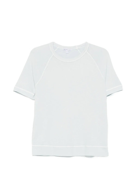  James Perse Pull à Manches Raglan Courtes - Bleu 