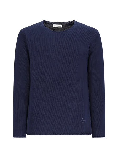  Jil Sander Pull à Manches Longues - Bleu 