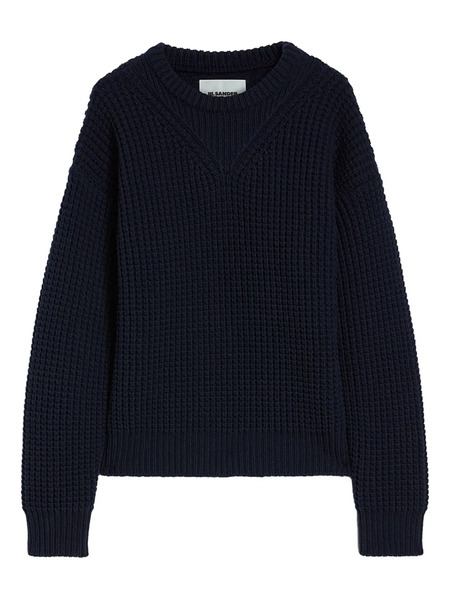  Jil Sander Pull En Laine - Bleu 
