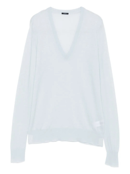  Joseph Pull En Cachemire à Col V - Bleu 