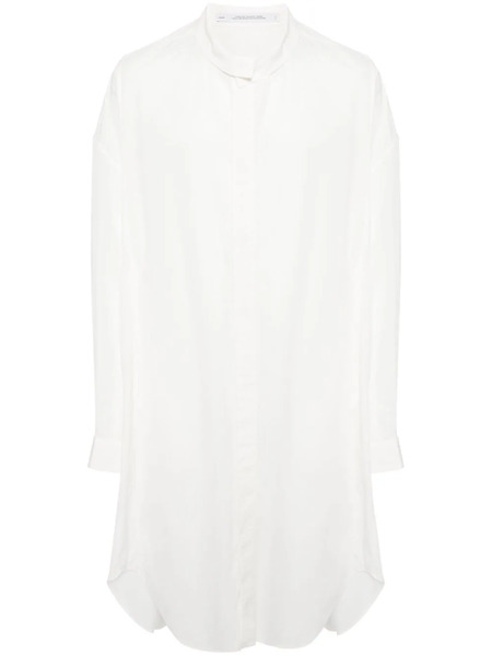  Julius Chemise à Effet épaules Tombantes - Blanc 