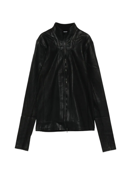  Julius Zip- Front Stand- Collar Jacket - Noir 