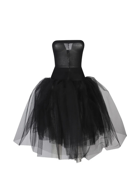  Junya Watanabe Jupe En Tulle à Coupe évasée - Noir 