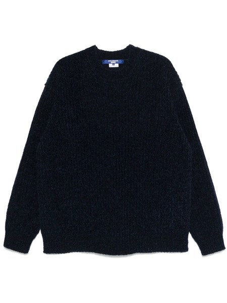  Junya Watanabe Man Pull En Maille Texturée - Bleu 