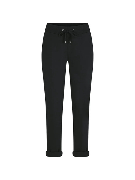  Juvia Pantalon De Jogging à Ourlet Retroussé - Noir 