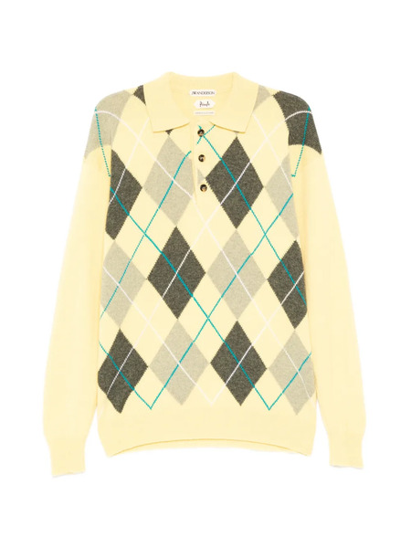  Jw Anderson Pull à Losanges - Jaune 