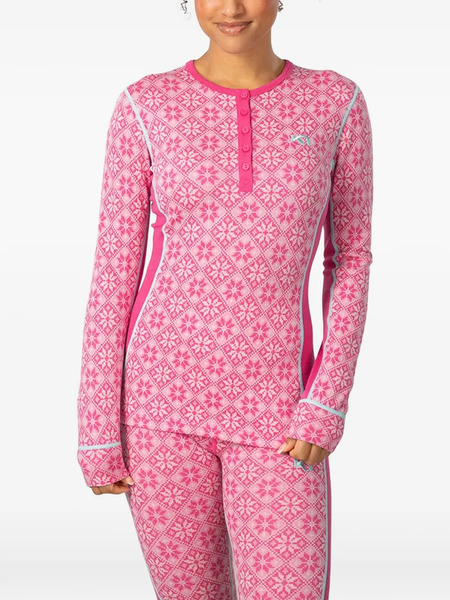  Kari Traa Rose Button-front Base-layer Top 