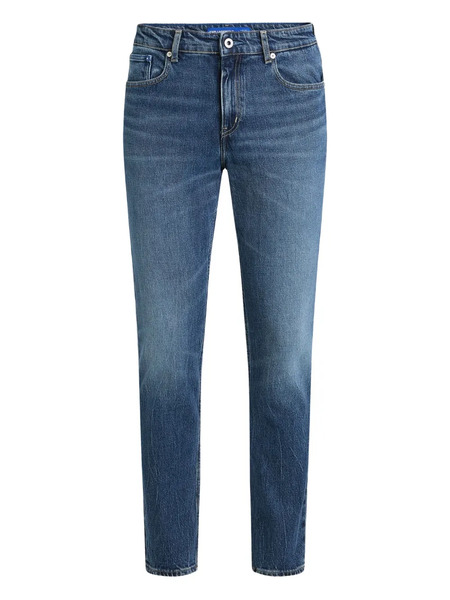  Karl Lagerfeld Jeans Jean à Plaque Logo - Bleu 