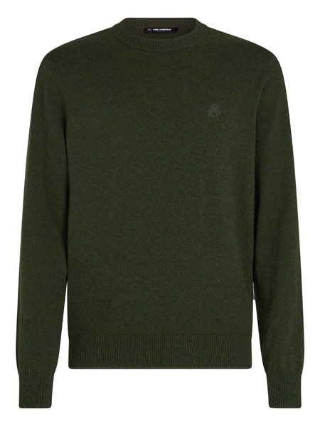  Karl Lagerfeld Pull à Logo - Vert 