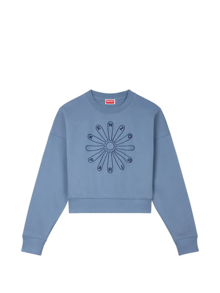  Kenzo Pull à Fleurs - Bleu 