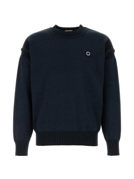  Kenzo Pull à Logo Brodé - Bleu 